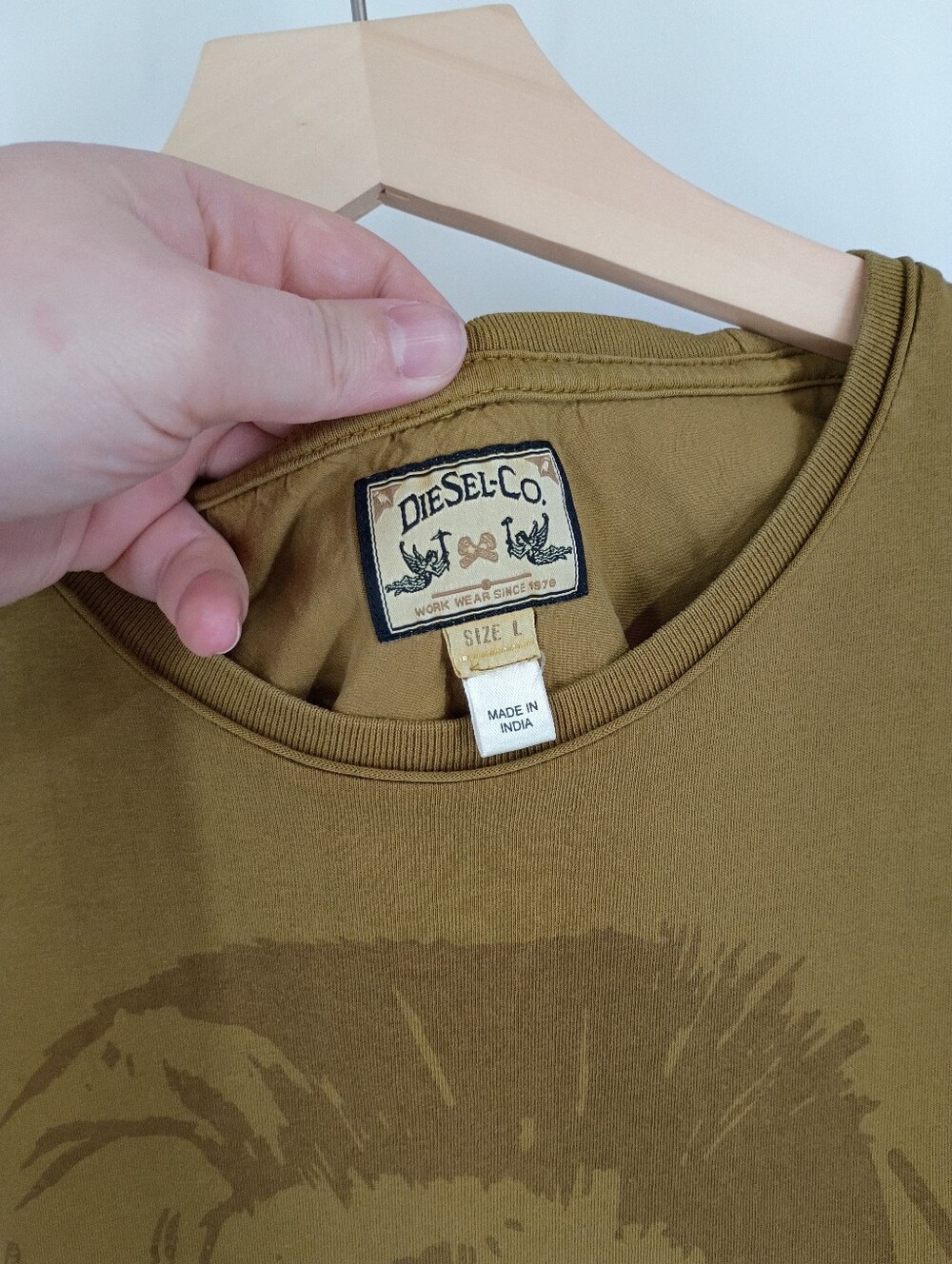Diesel Cotton Graphic Tee - Picture 2 of 4